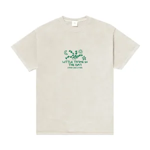 Other Side Store 'Little Thyme' Vintage Washed Tee - Cream