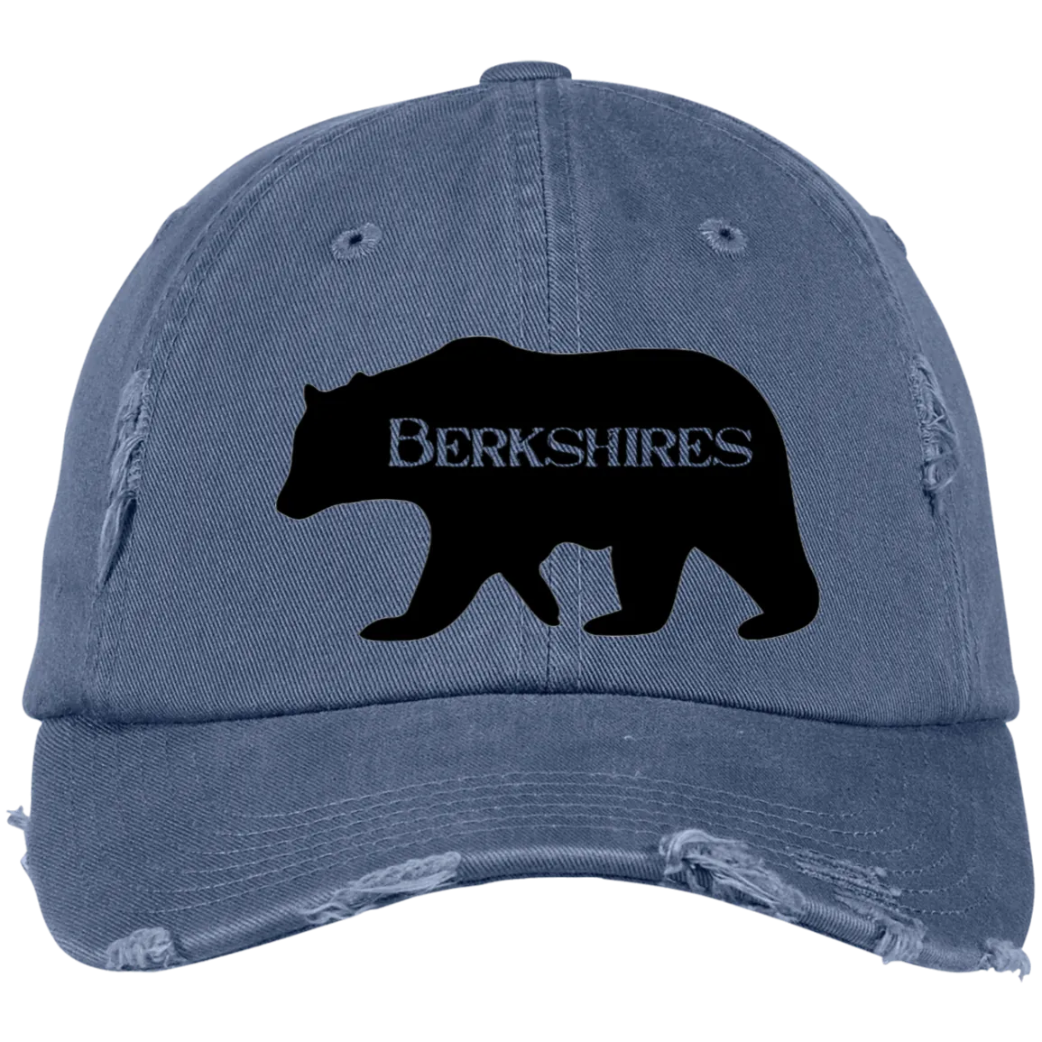 Otis Bear Embroidered Distressed Dad Cap