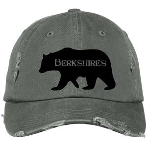 Otis Bear Embroidered Distressed Dad Cap