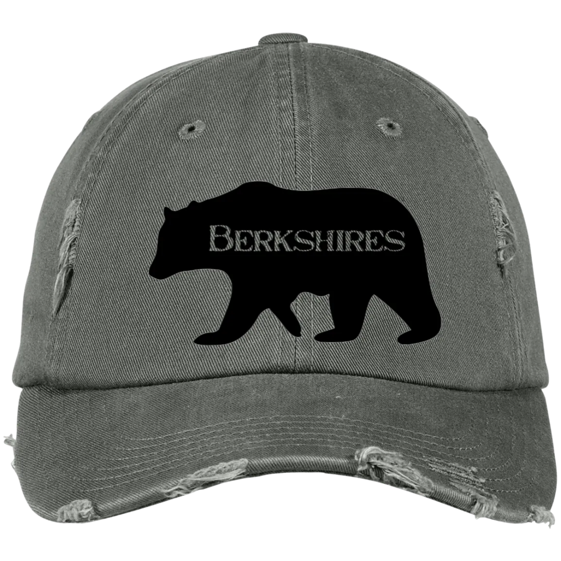 Otis Bear Embroidered Distressed Dad Cap