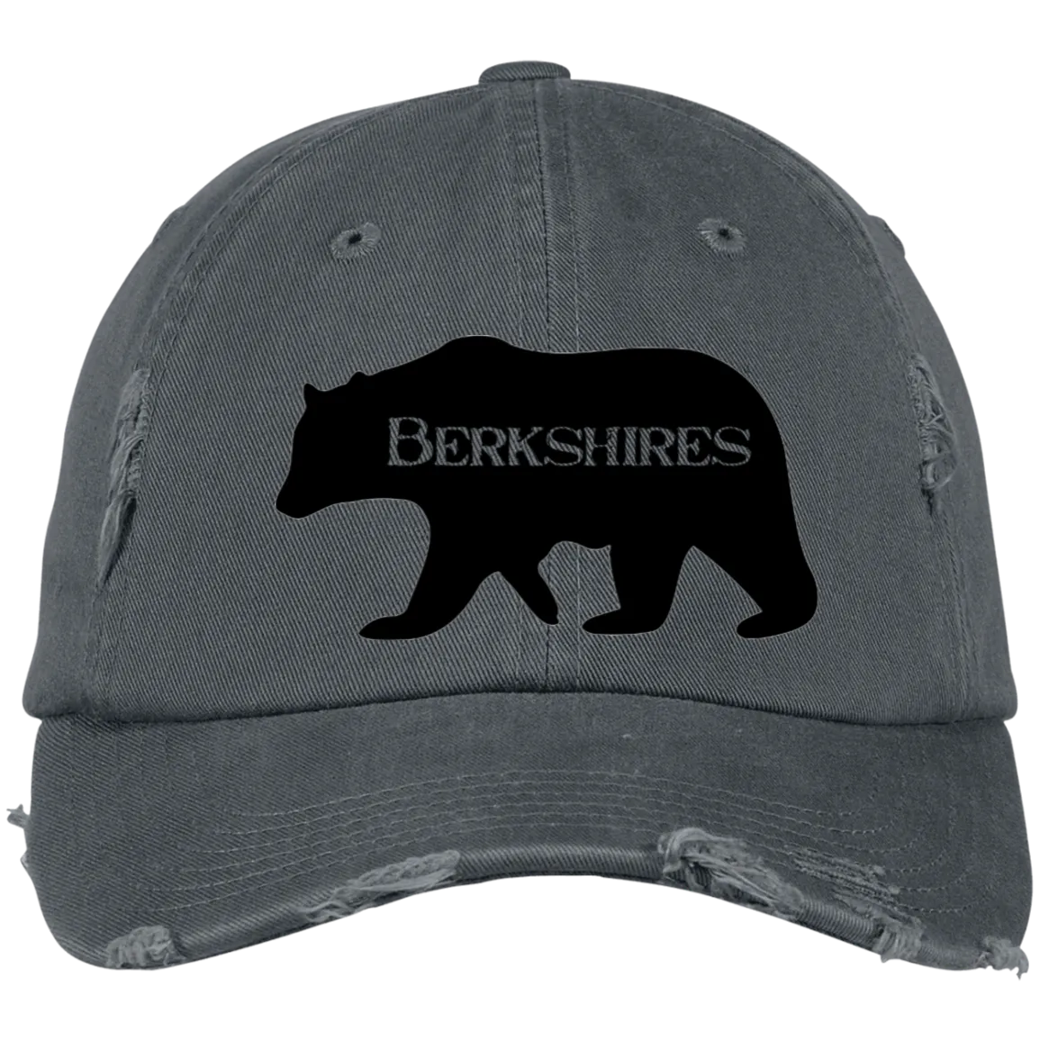 Otis Bear Embroidered Distressed Dad Cap