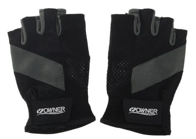 Owner Fingerless Mesh Fishing Gloves