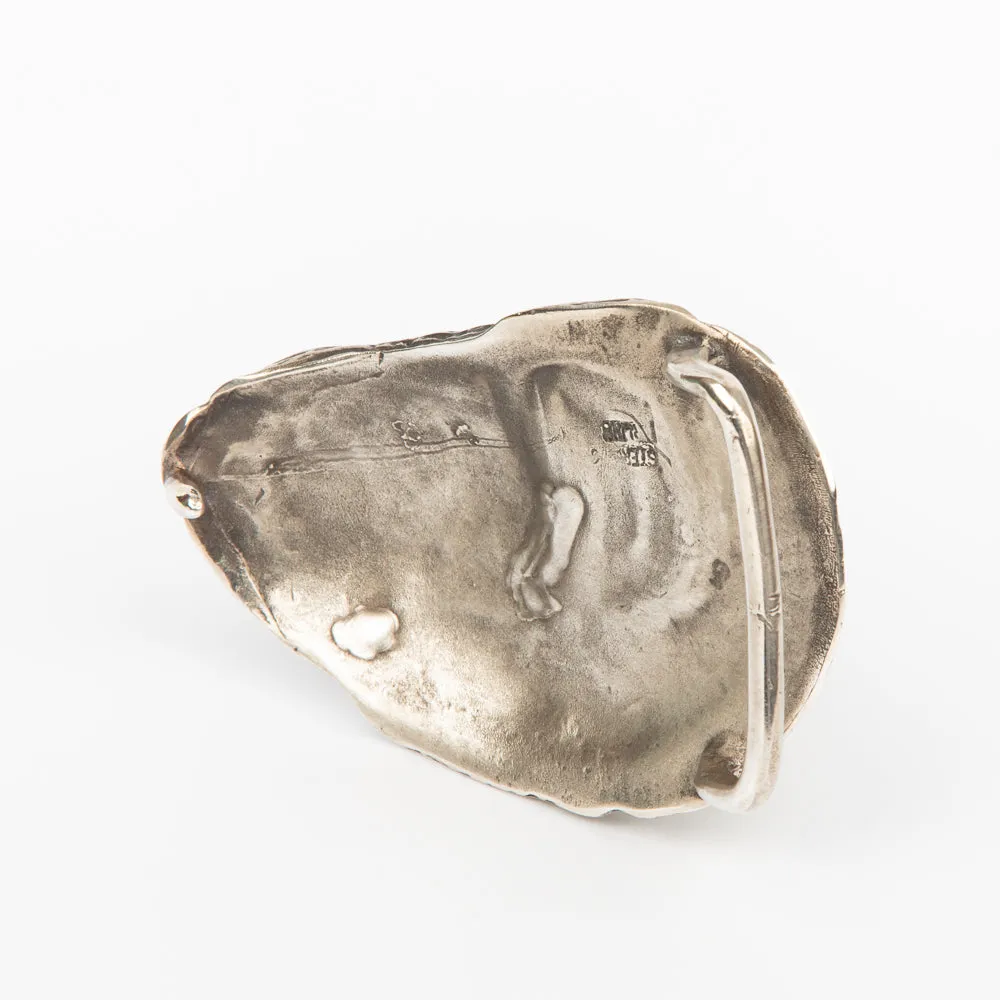 Oyster Belt Buckle - Sterling Silver