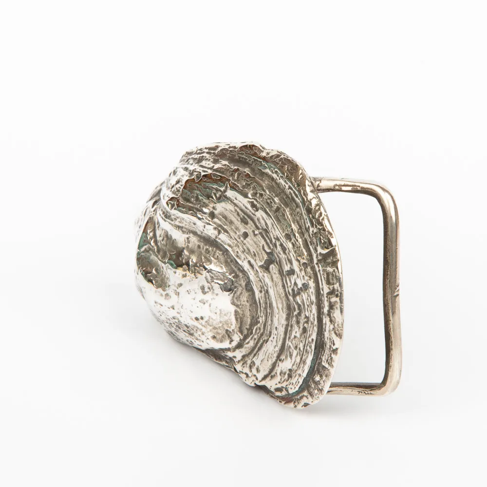 Oyster Belt Buckle - Sterling Silver