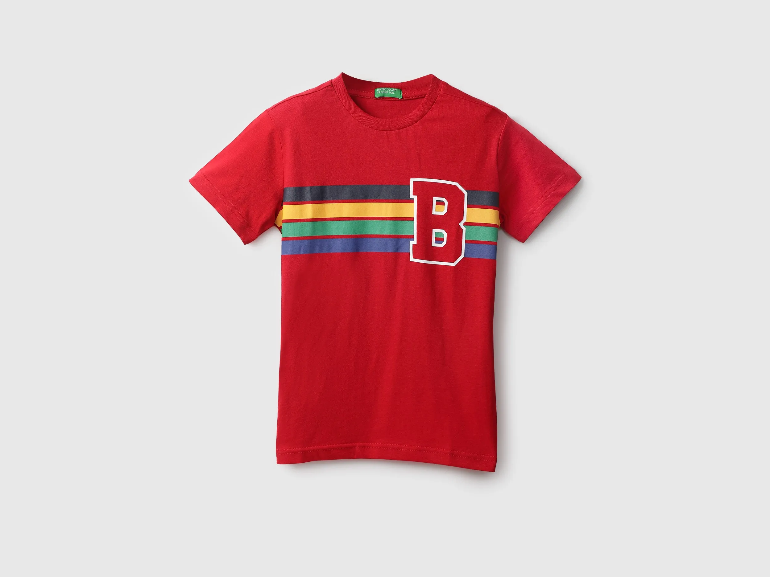 Pack of 2 Boys Striped Round Neck T-shirt