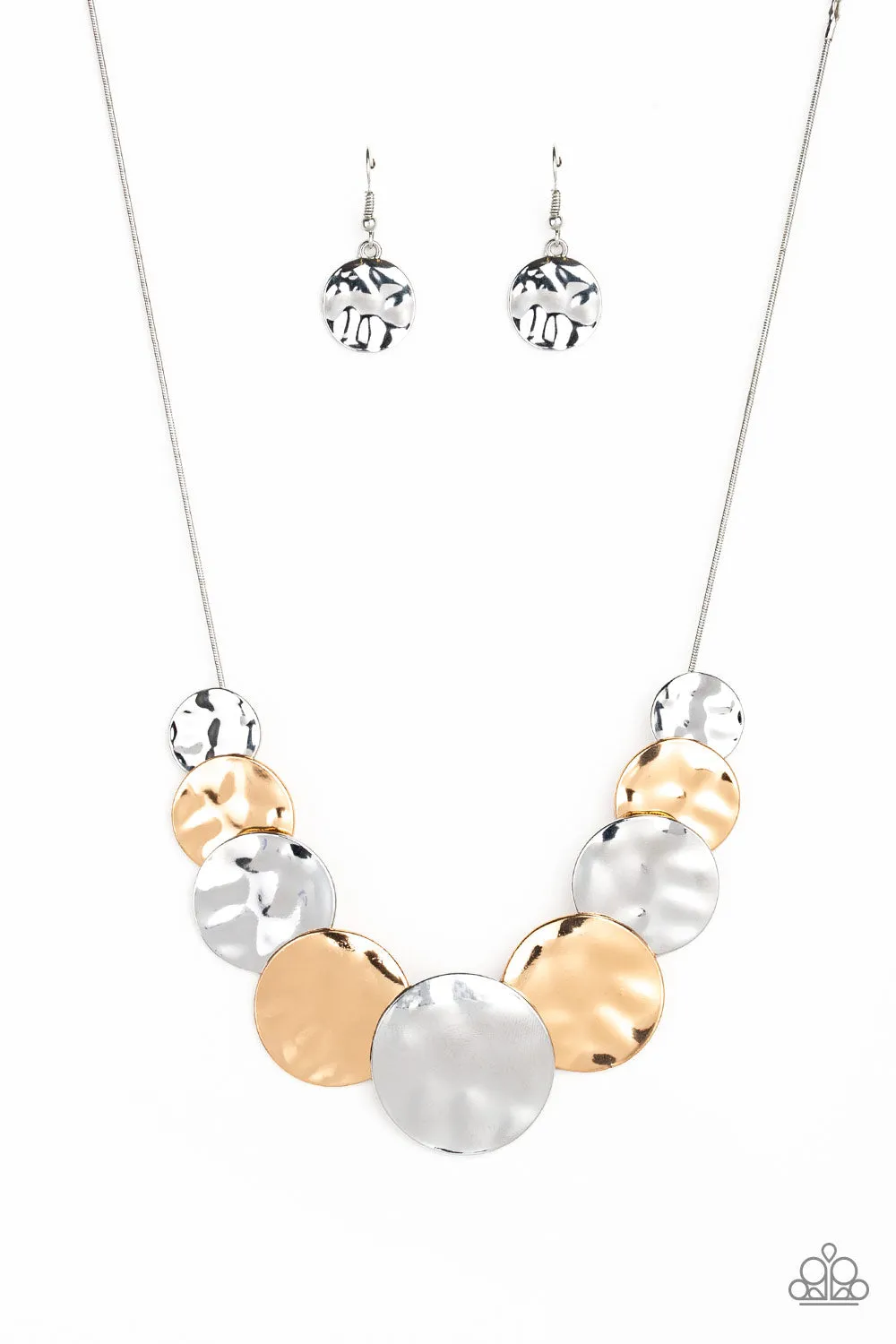 Paparazzi -A Daring DISCovery -Silver Necklace