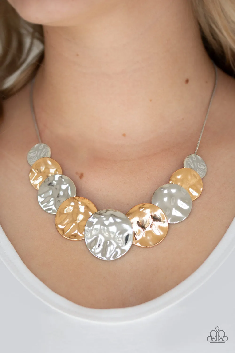 Paparazzi -A Daring DISCovery -Silver Necklace
