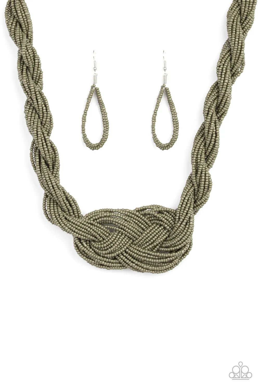 Paparazzi -A Standing Ovation  - Green Necklace