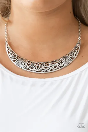 Paparazzi - Bull In A China Shop - Silver Necklace