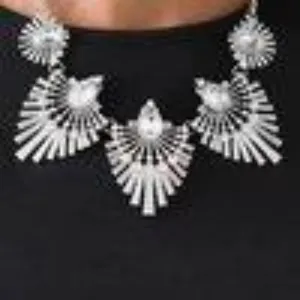 Paparazzi - Miss You-niverse - Silver Necklace