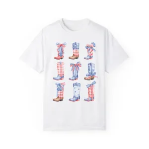 Patriotic Cowboy Boots T-Shirt