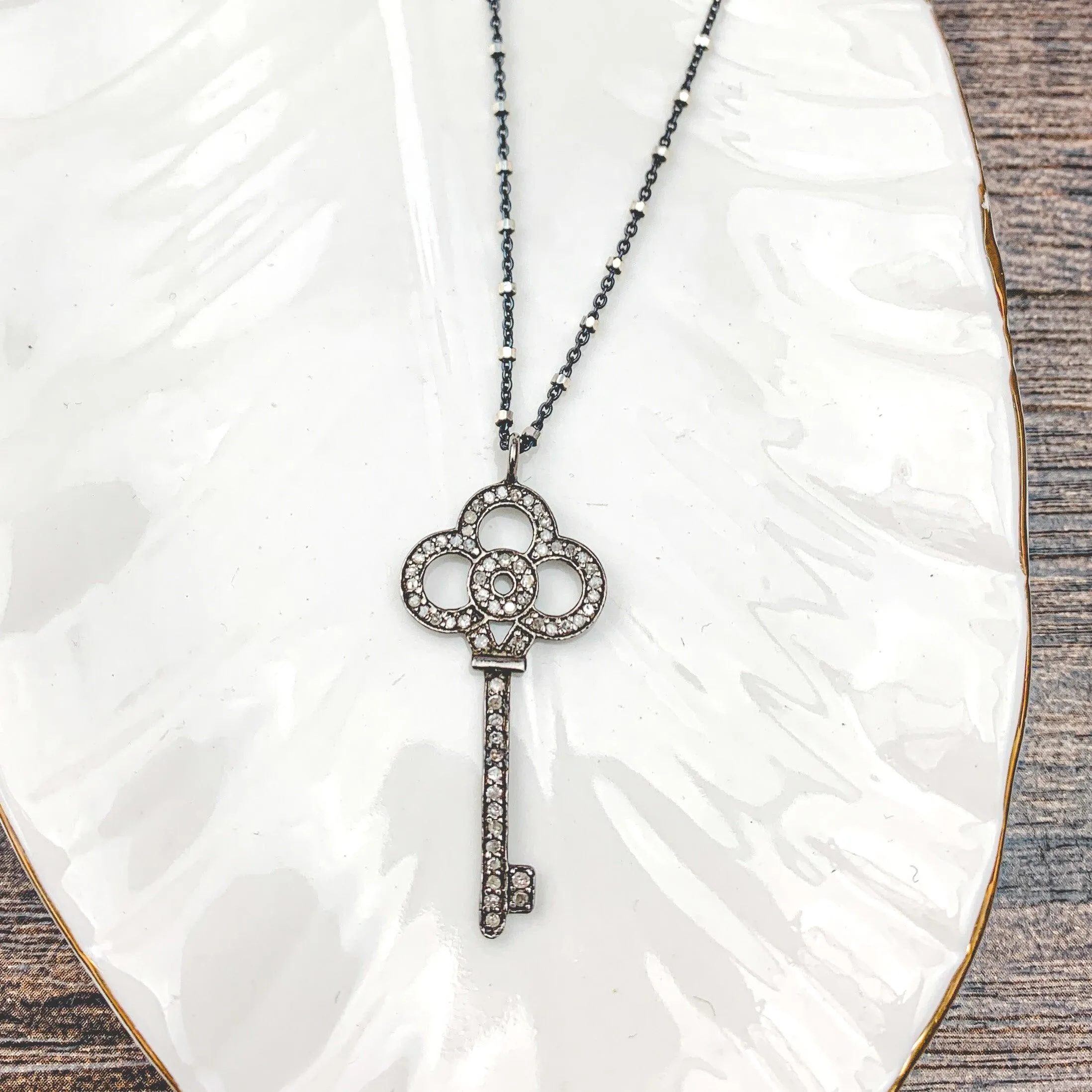 Pave Diamonds Necklaces