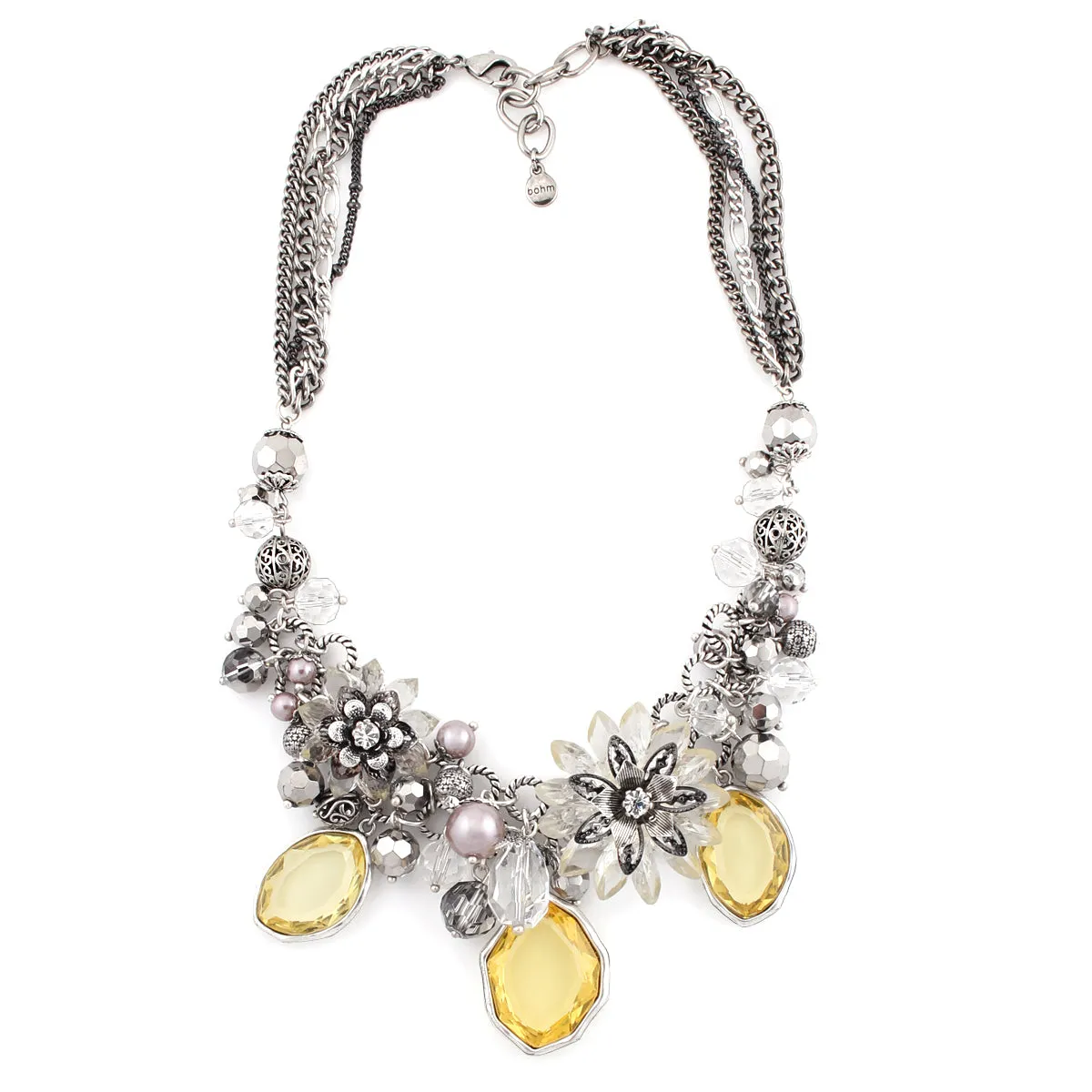 PEARL AND CRYSTAL  NECKLACES #278GR1101 (7B5/6B2)
