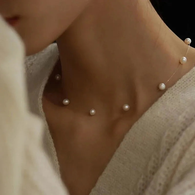 Pearl Choker Necklace for Women