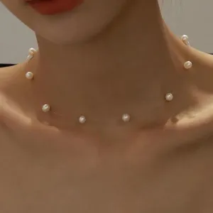 Pearl Choker Necklace for Women