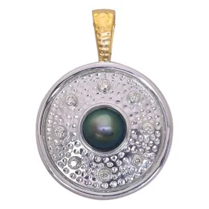 Pendant- South Sea Pearl and Diamond  (26HM)
