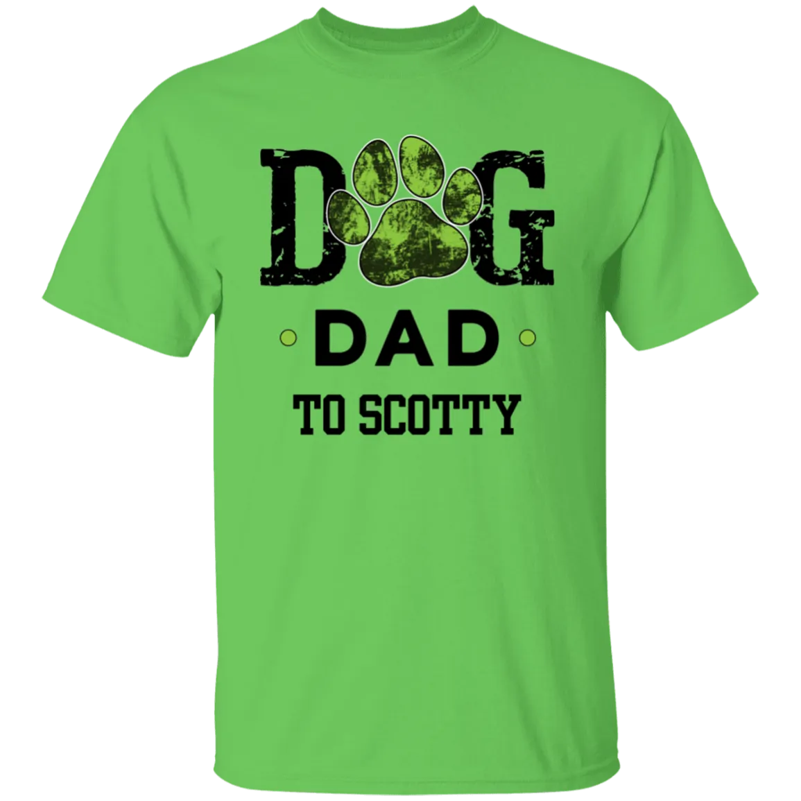 Personalized Dog Dad T-Shirt