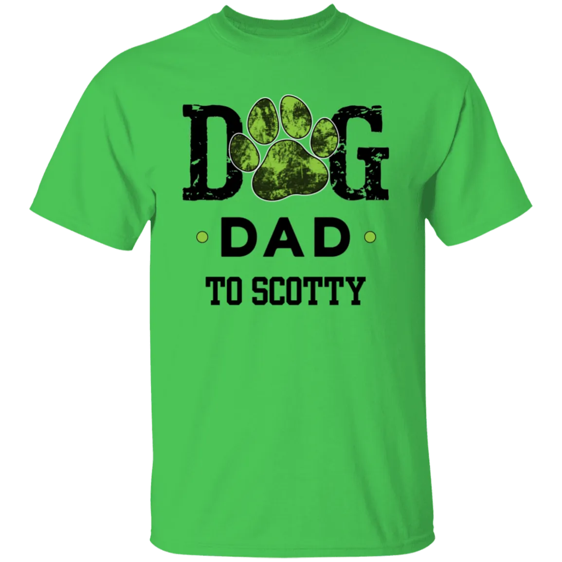 Personalized Dog Dad T-Shirt