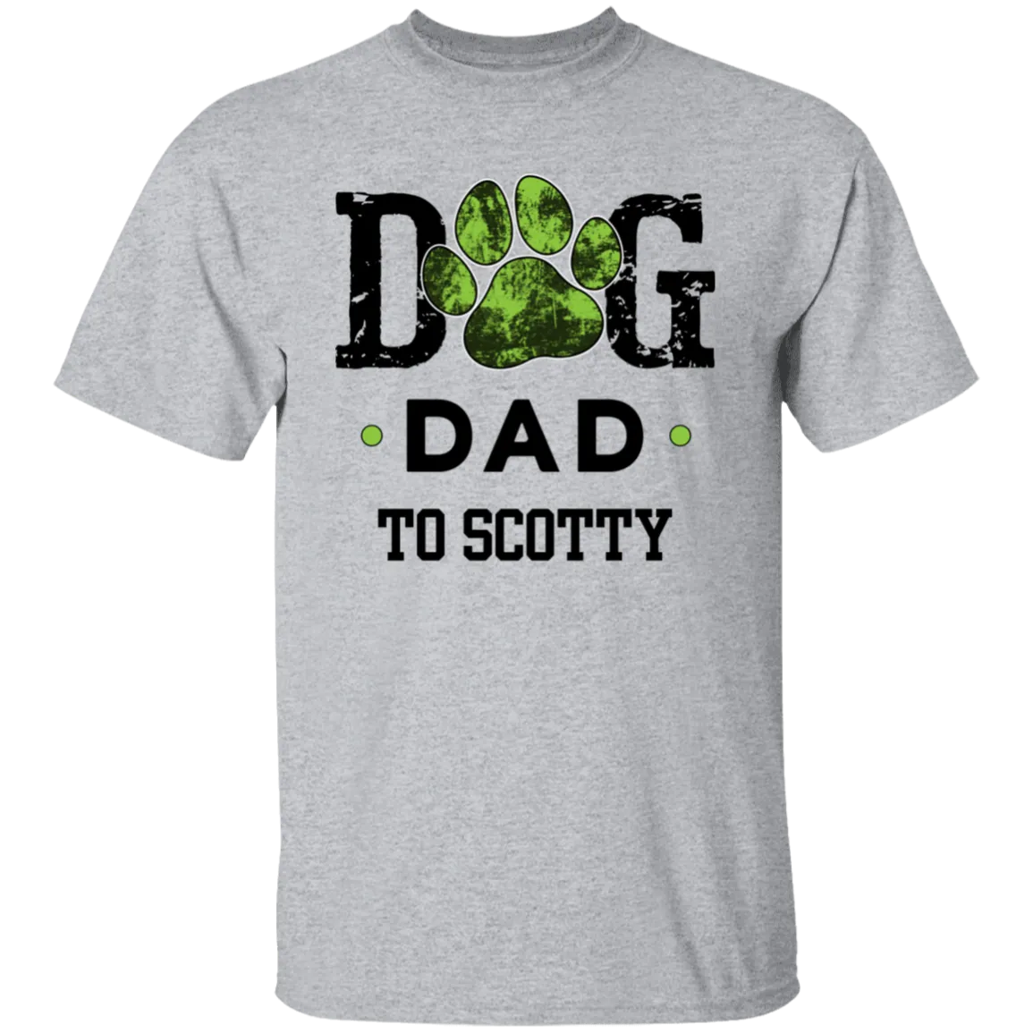 Personalized Dog Dad T-Shirt