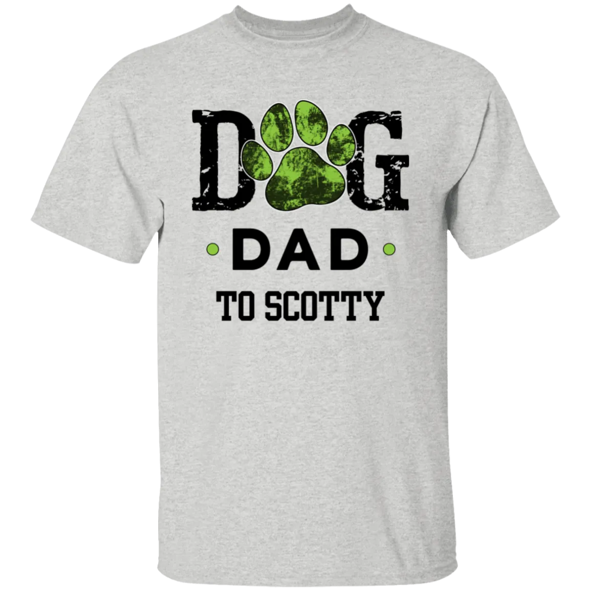 Personalized Dog Dad T-Shirt