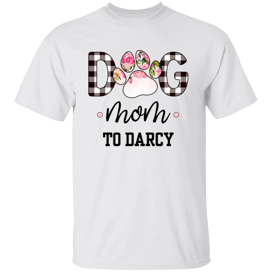 Personalized Dog Mom  T-Shirt