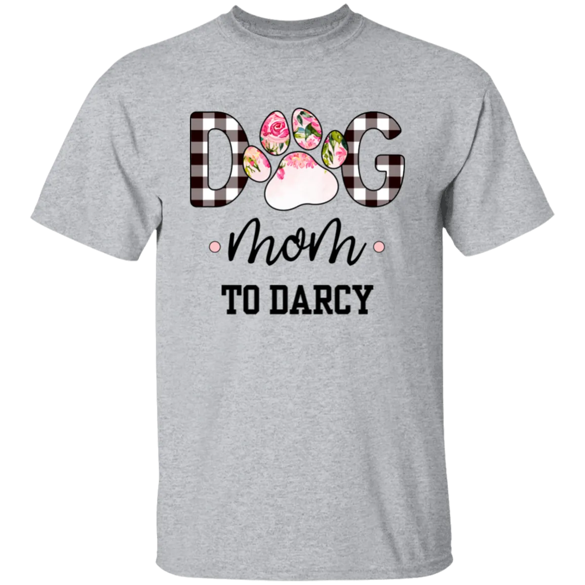 Personalized Dog Mom  T-Shirt