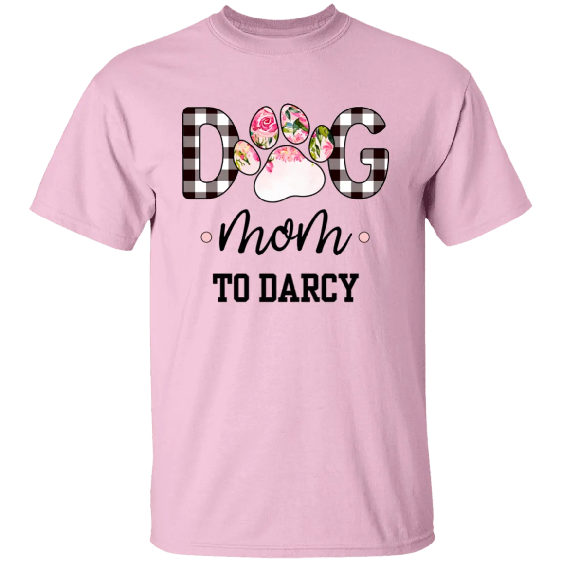 Personalized Dog Mom  T-Shirt