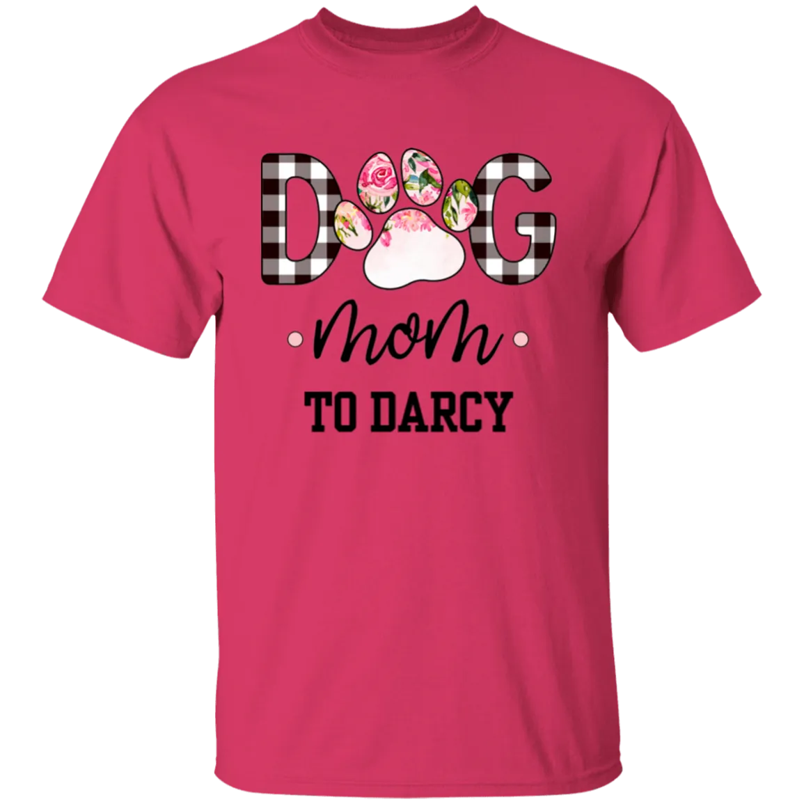 Personalized Dog Mom  T-Shirt