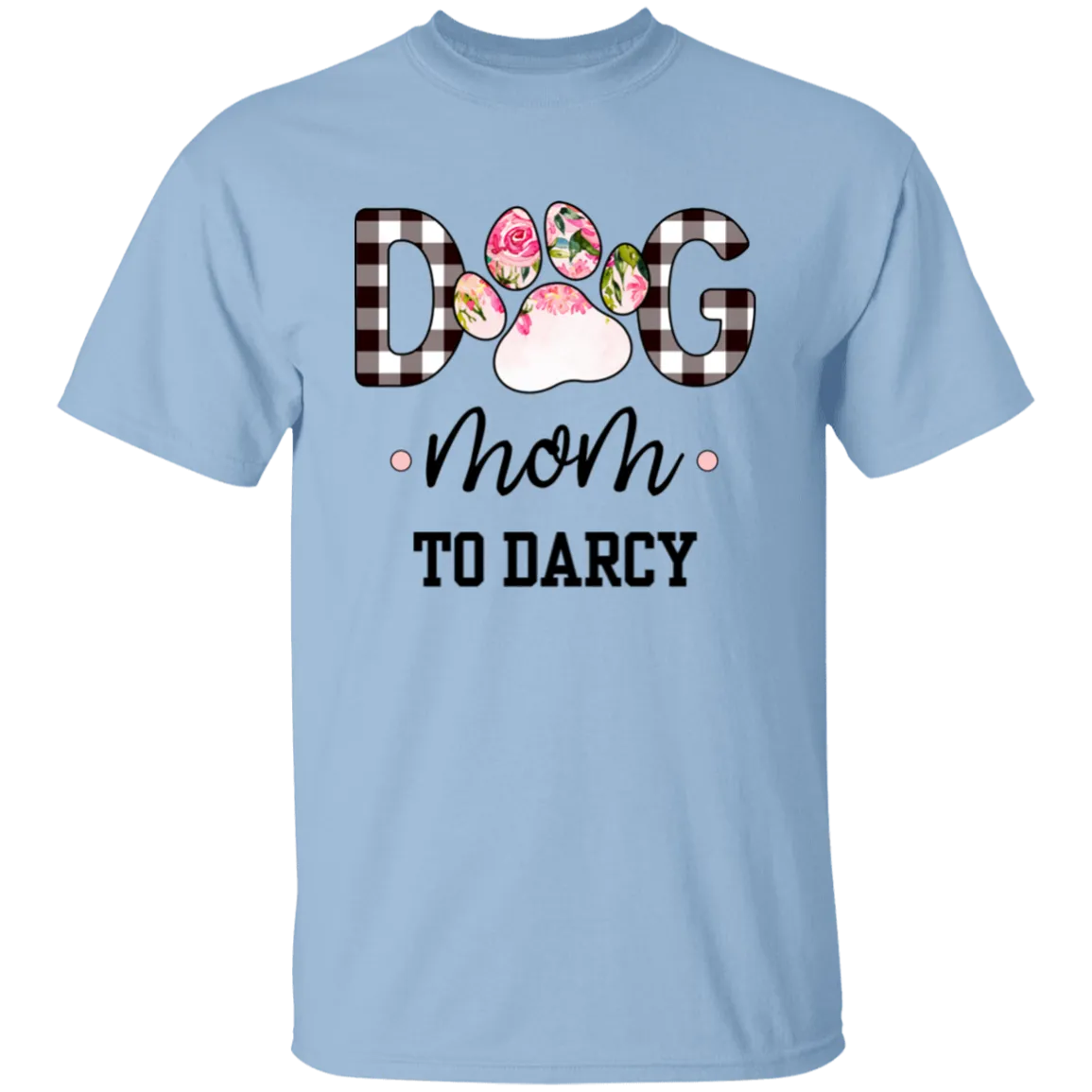 Personalized Dog Mom  T-Shirt
