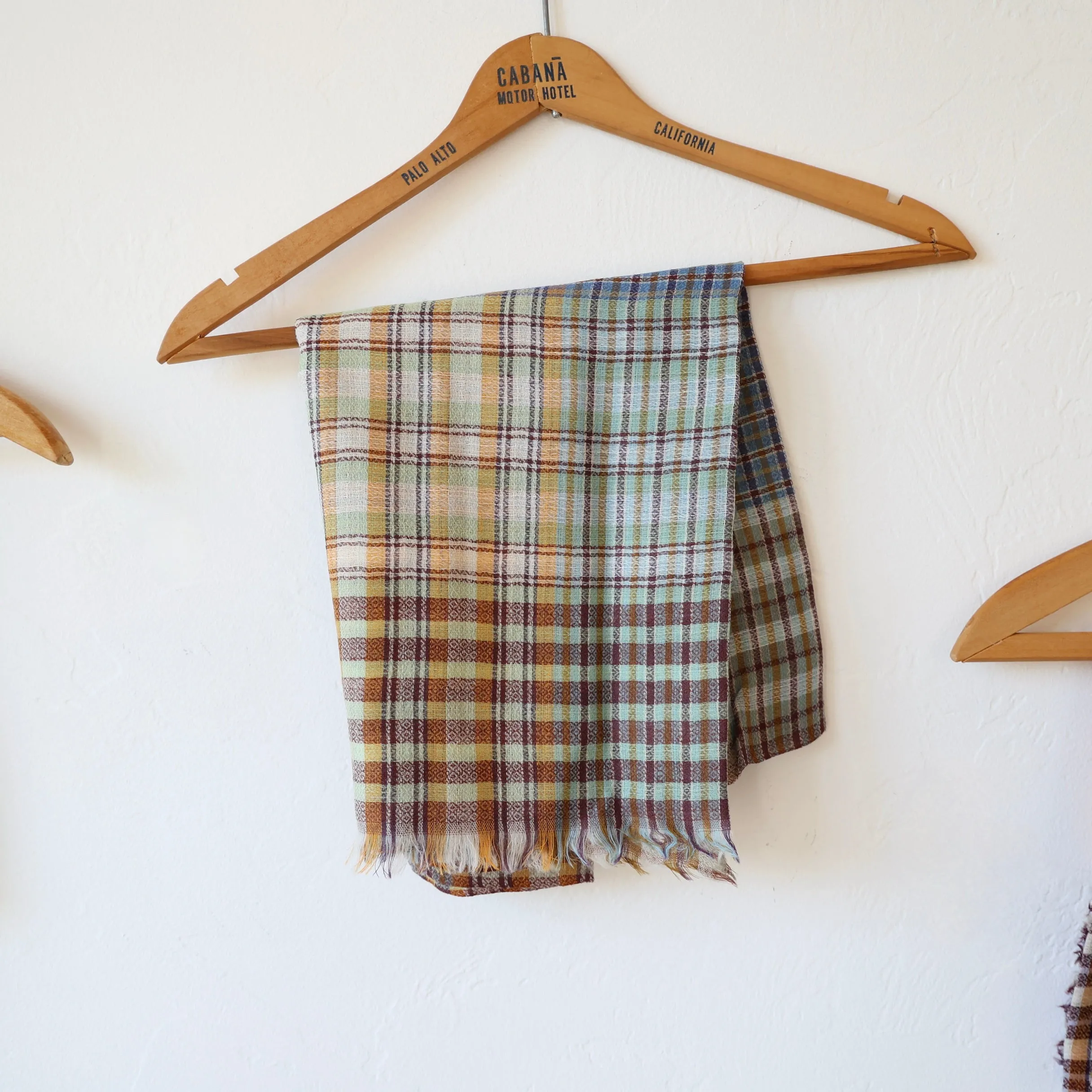 Épice Large Wool Plaid Stole - 3 Colors