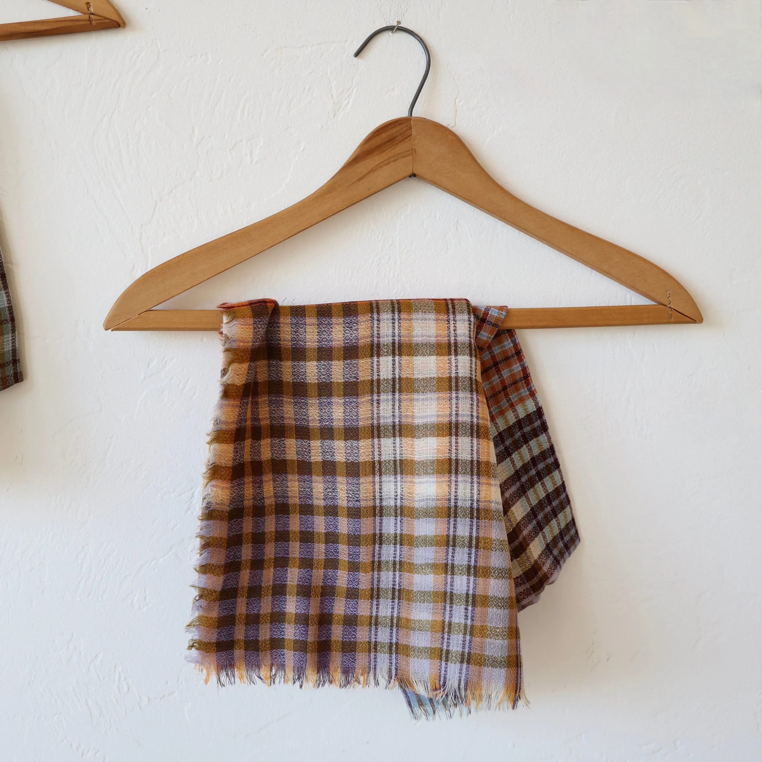 Épice Large Wool Plaid Stole - 3 Colors