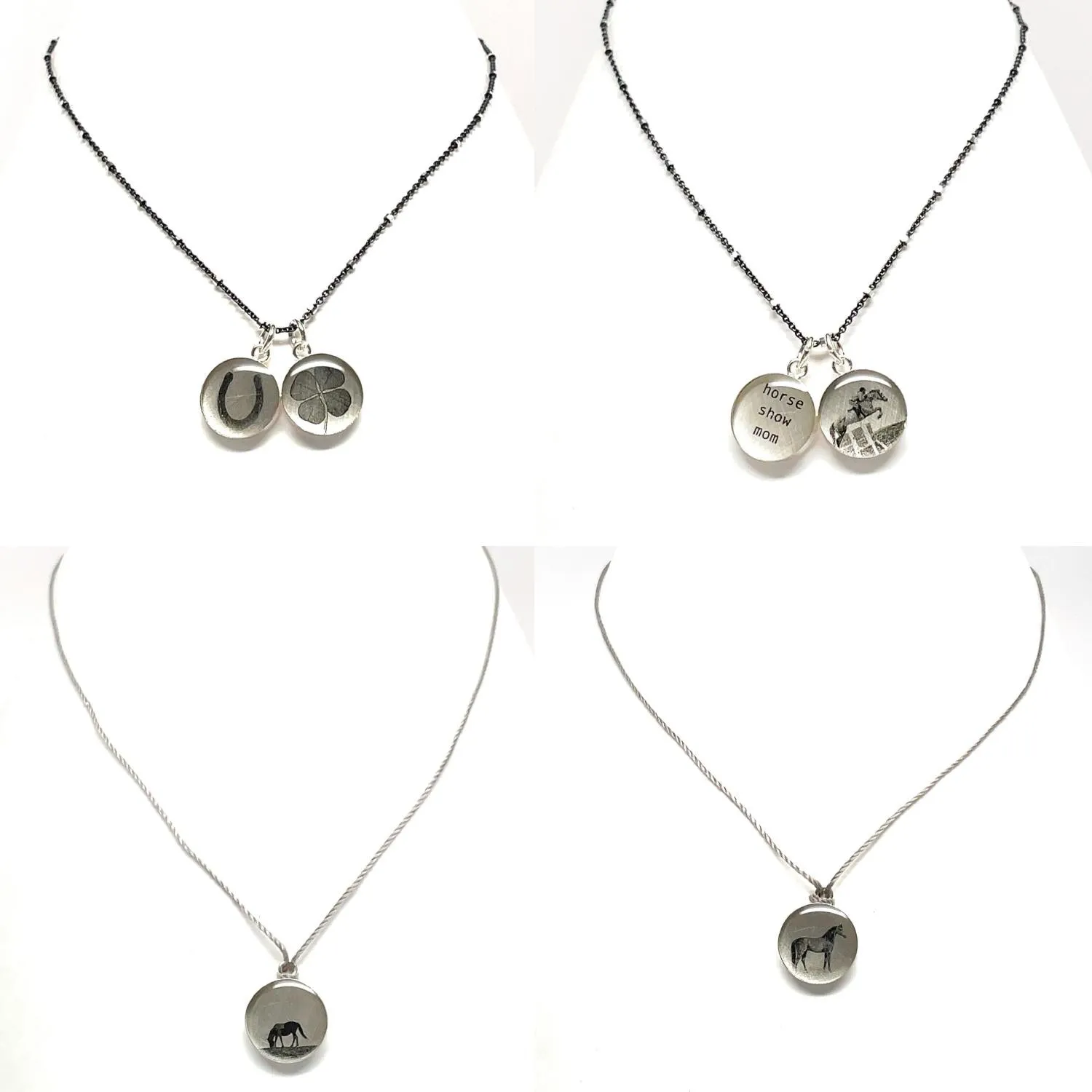 Picture and Photo Pendant Necklaces 12mm