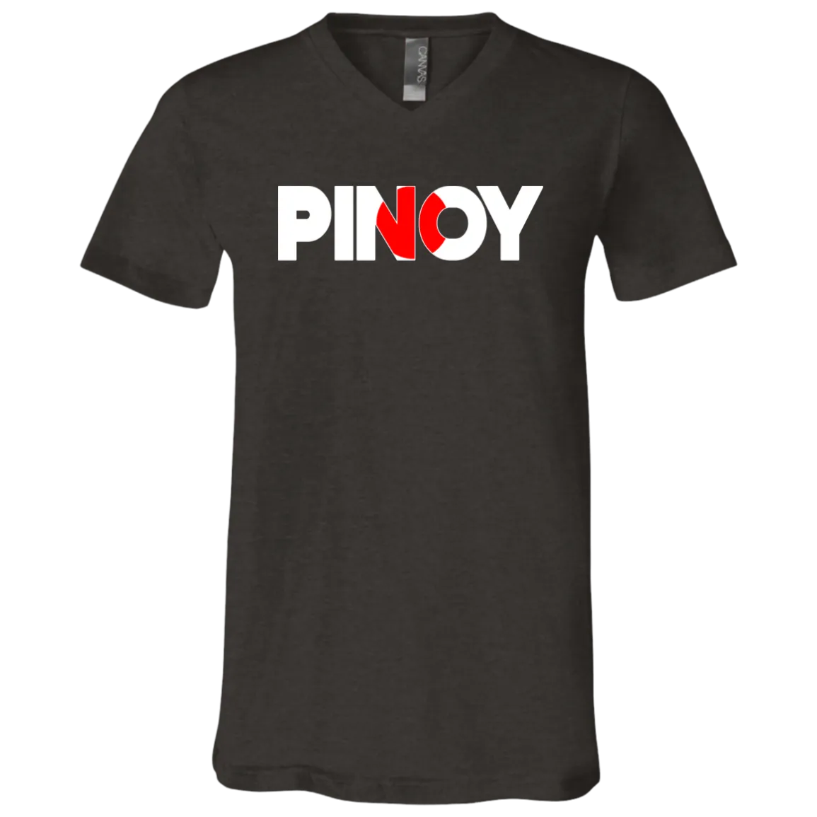 Pinoy Japan Flag Unisex Jersey V-Neck T-Shirt