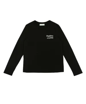 PIV'VEE Basic Long Sleeve T-shirt - Ebony Black