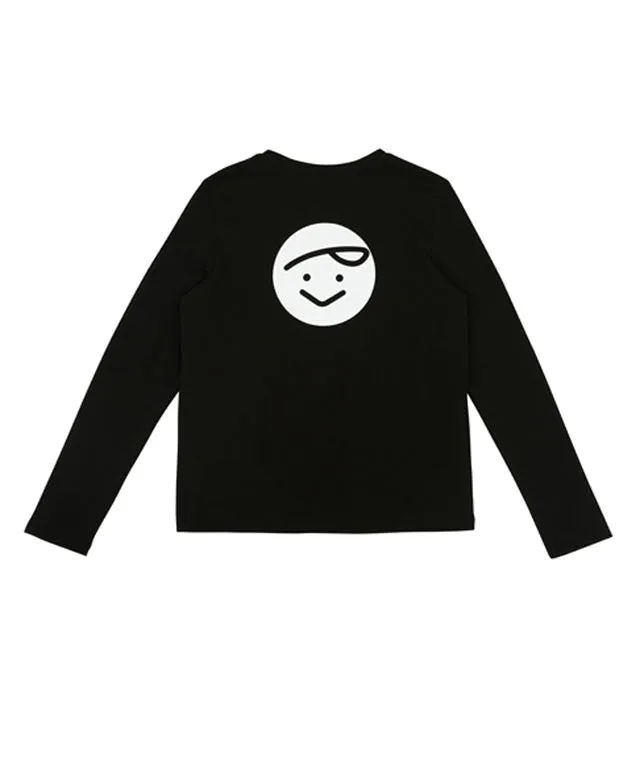 PIV'VEE Basic Long Sleeve T-shirt - Ebony Black