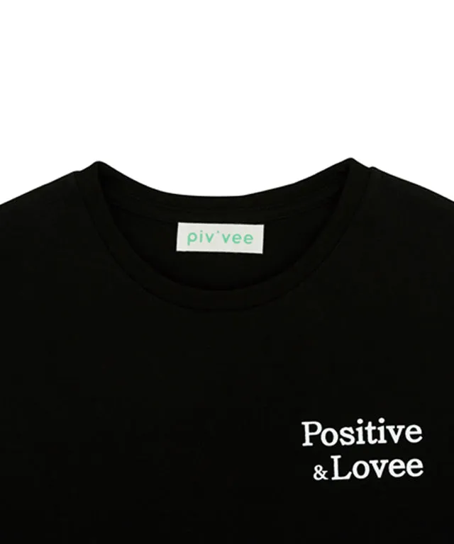 PIV'VEE Basic Long Sleeve T-shirt - Ebony Black