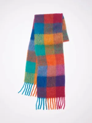 Plaid Knit Scarves