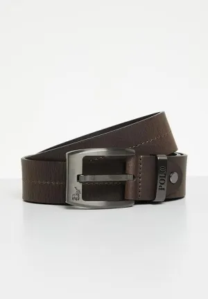 Polo Calvin Leather Belt  Brown