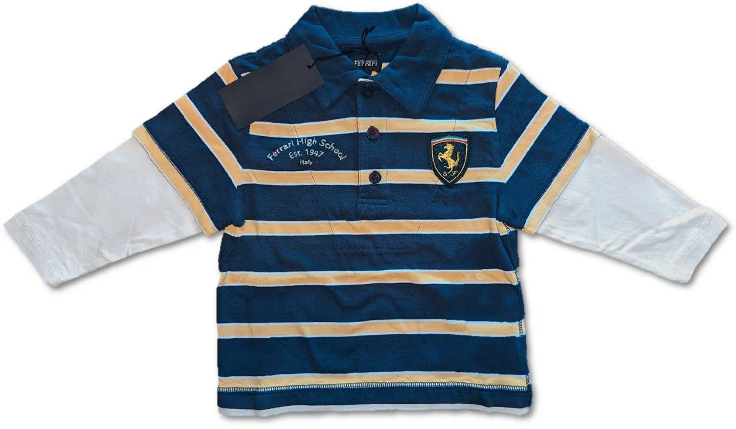 POLO Scuderia Ferrari Team F1 Formula 1 Childrens Polo Shirt NEW! Kids Long 2-3