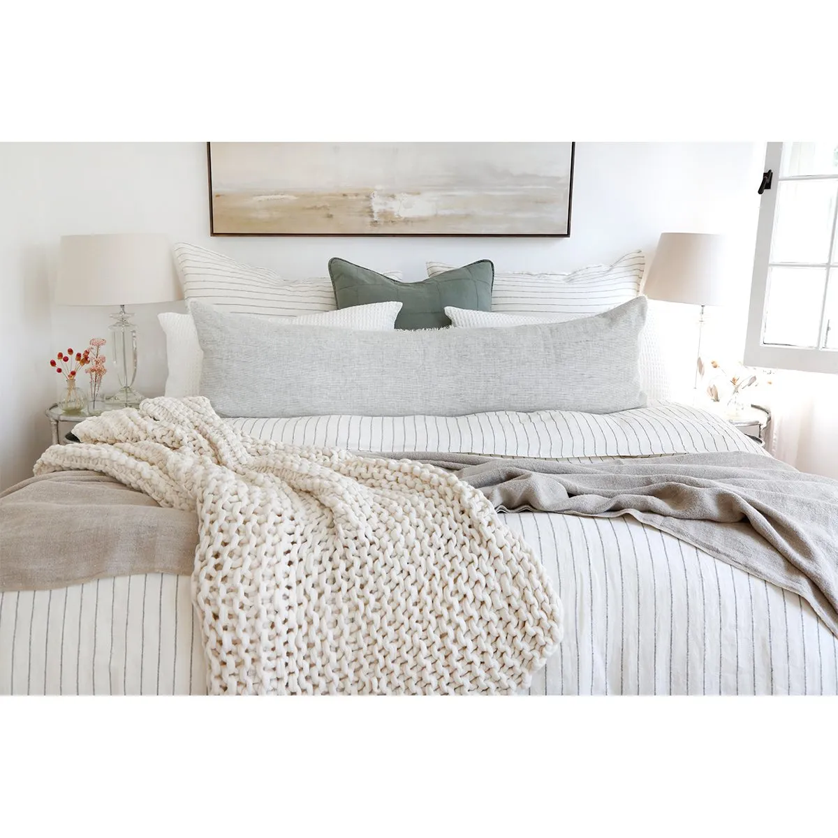 Pom Pom at Home Finn Chunky Hand Knit Throw ~ Available in 4 Colors