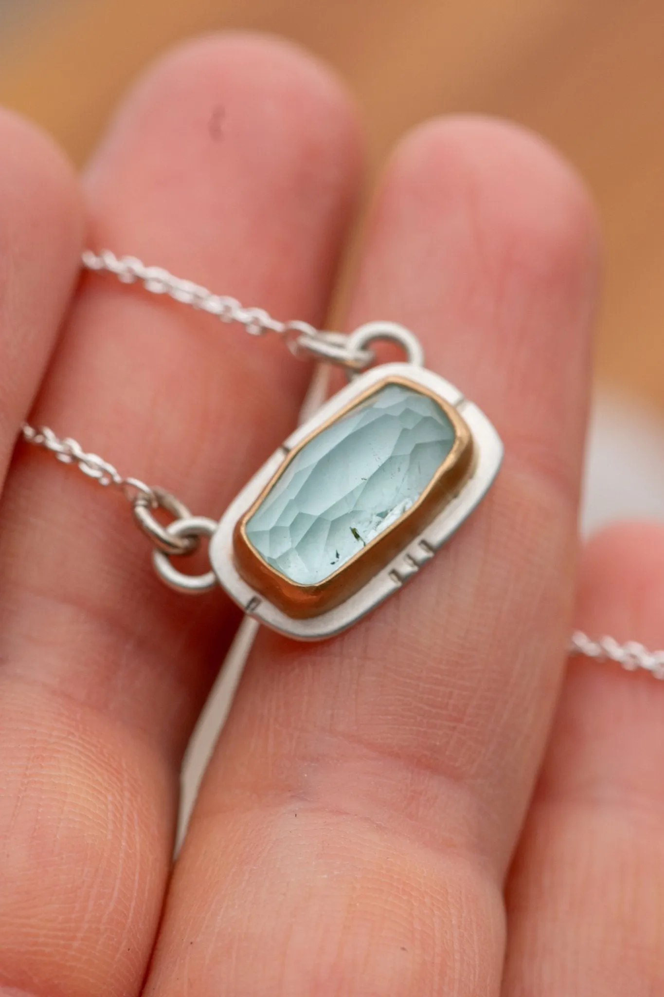 POOLSIDE AQUAMARINE NECKLACES