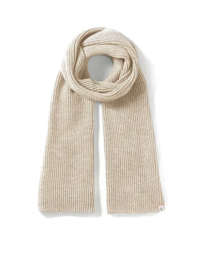 Porter Ribbed Scarf Oatmeal