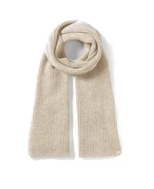 Porter Ribbed Scarf Oatmeal