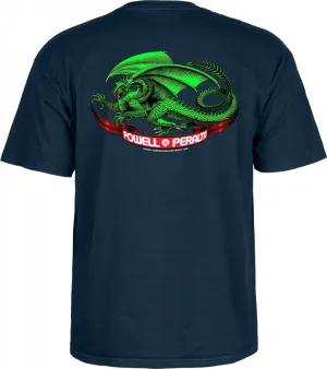 Powell Peralta - Oval Dragon Tee Navy