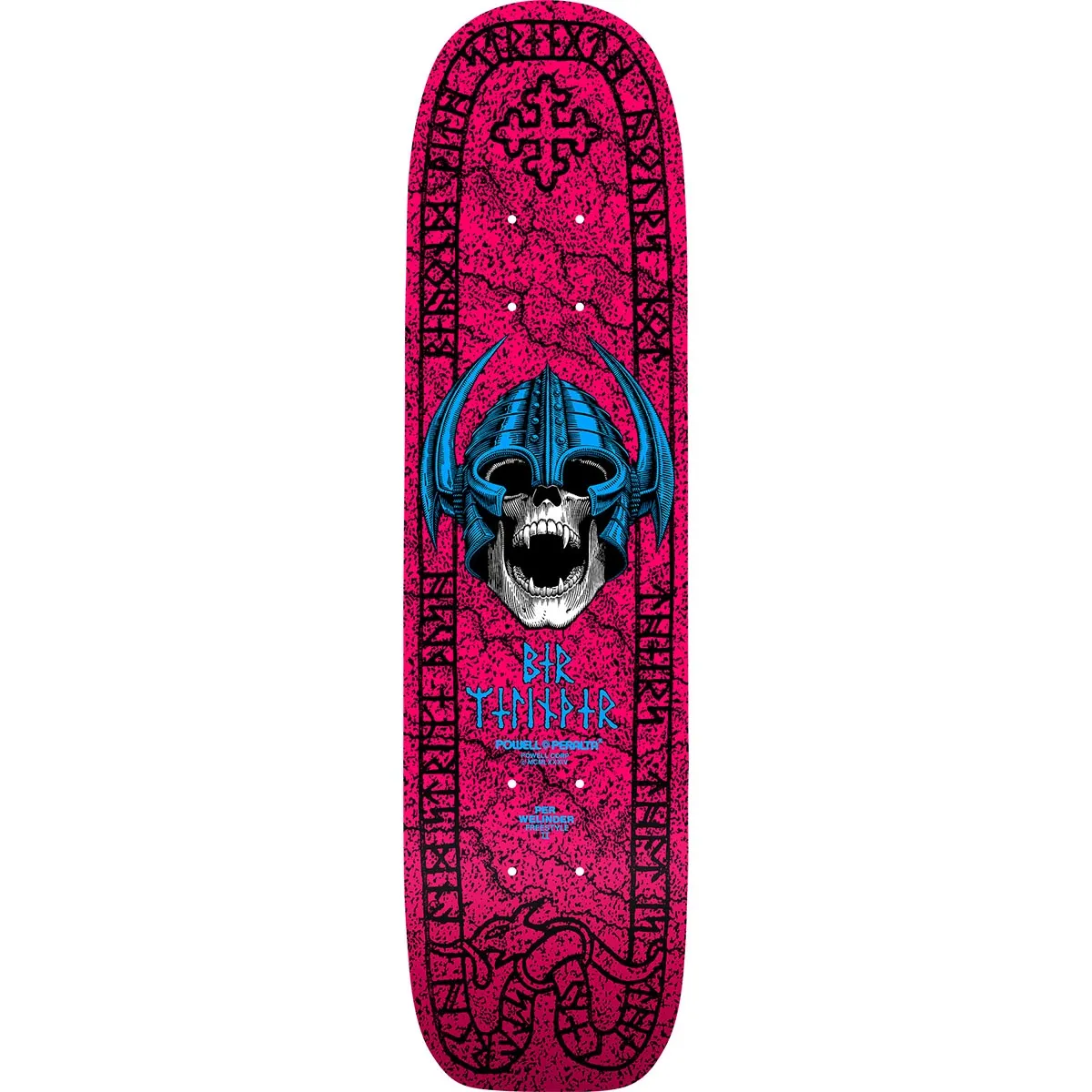 Powell Peralta - Per Welinder Nordic Skull Freestyle 7.25 Reissue Skateboard Deck