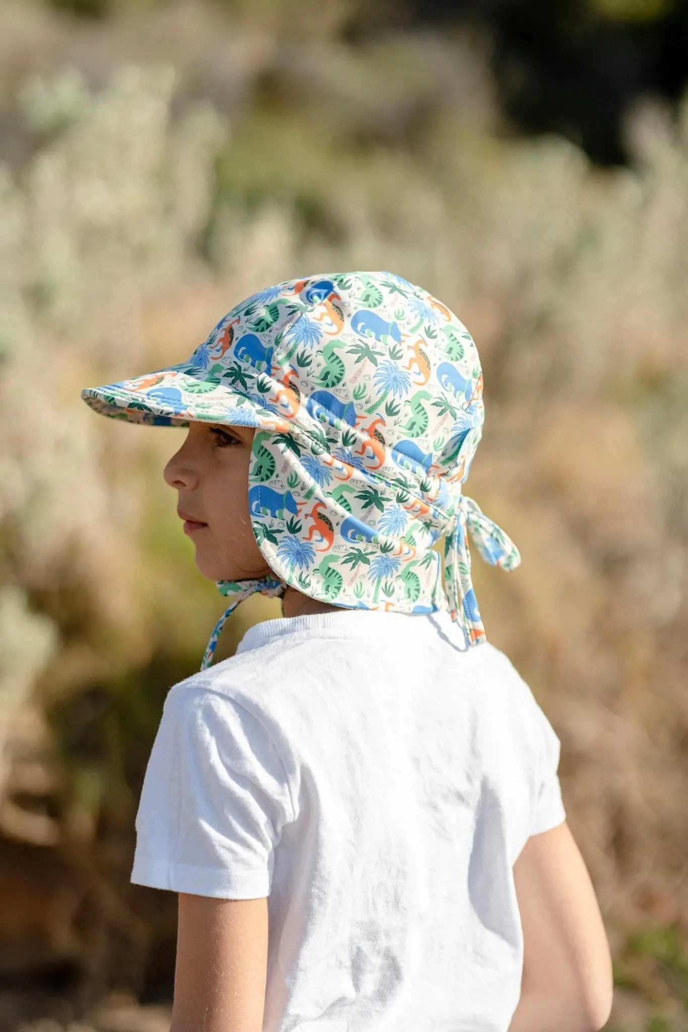 Prehistoric Swim Flap Cap