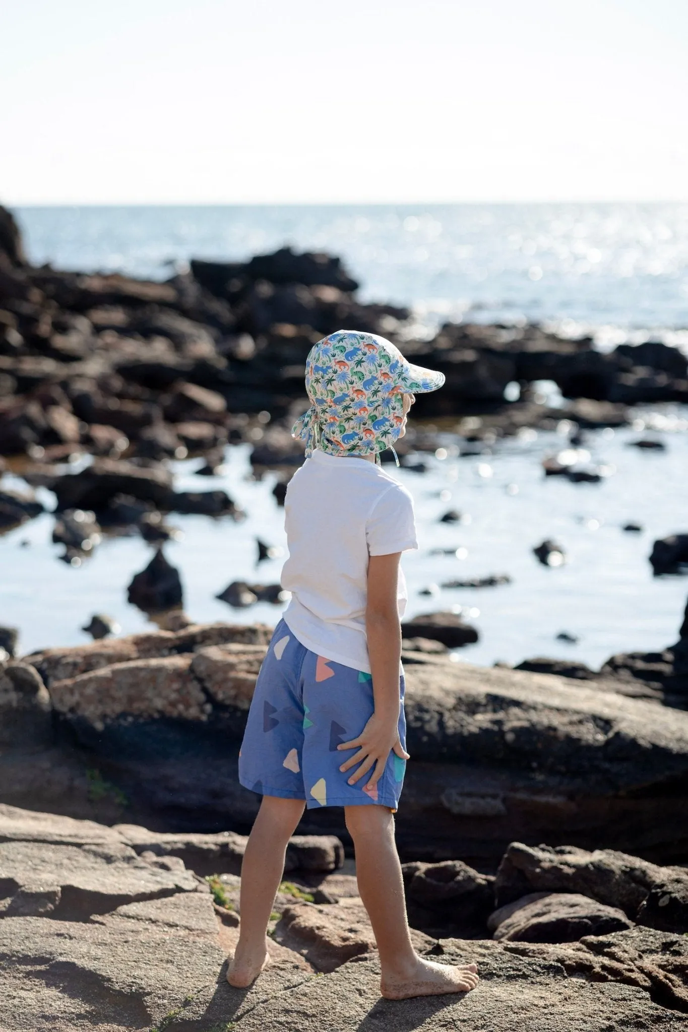 Prehistoric Swim Flap Cap