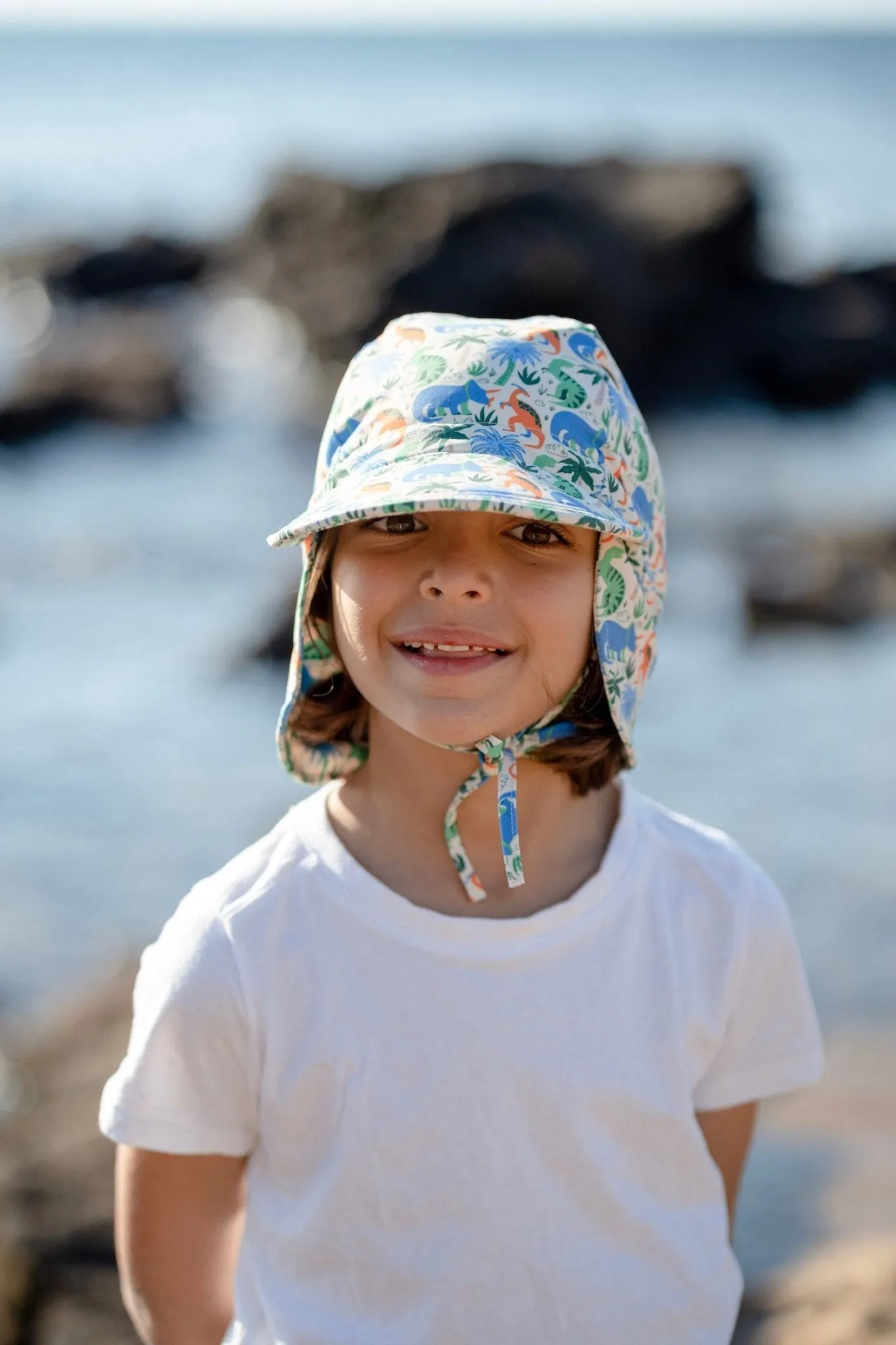 Prehistoric Swim Flap Cap