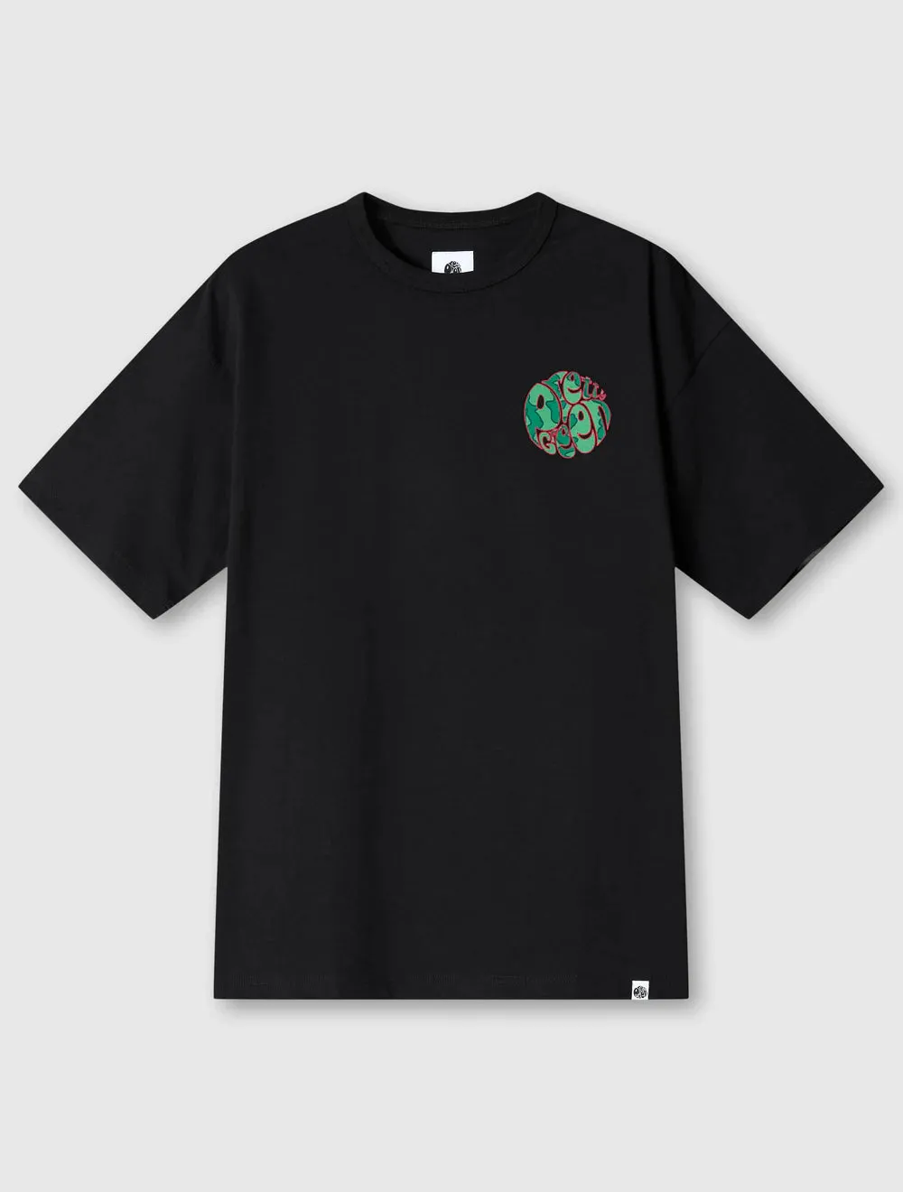 Pretty Green Twisted Melon T-Shirt Black