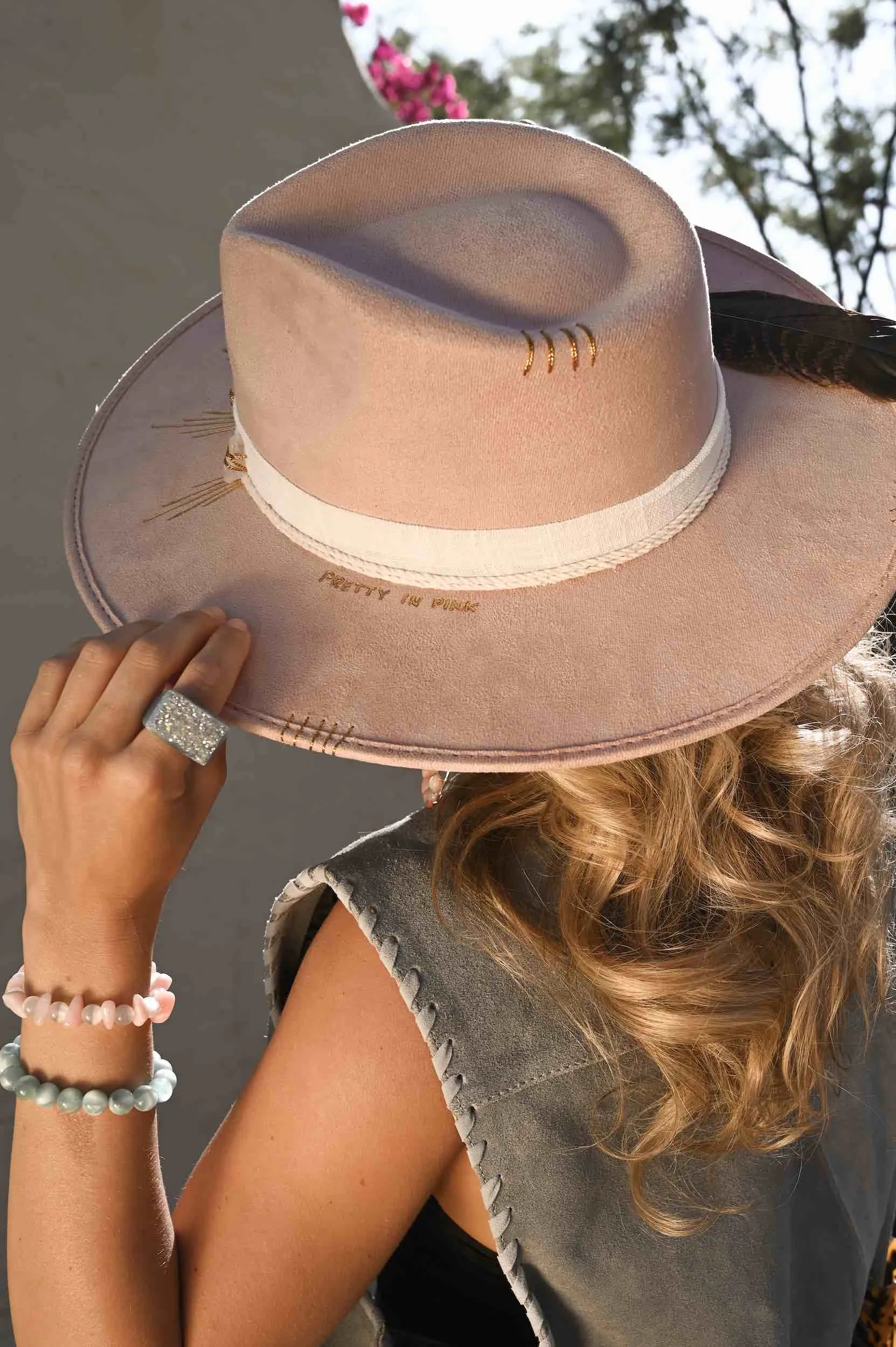 Pretty in Pink Fedora